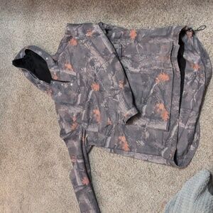 NWT Pacsun camouflage pullover hooded jacket men’s XL